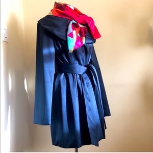 Tahari Top Coat - Navy XL